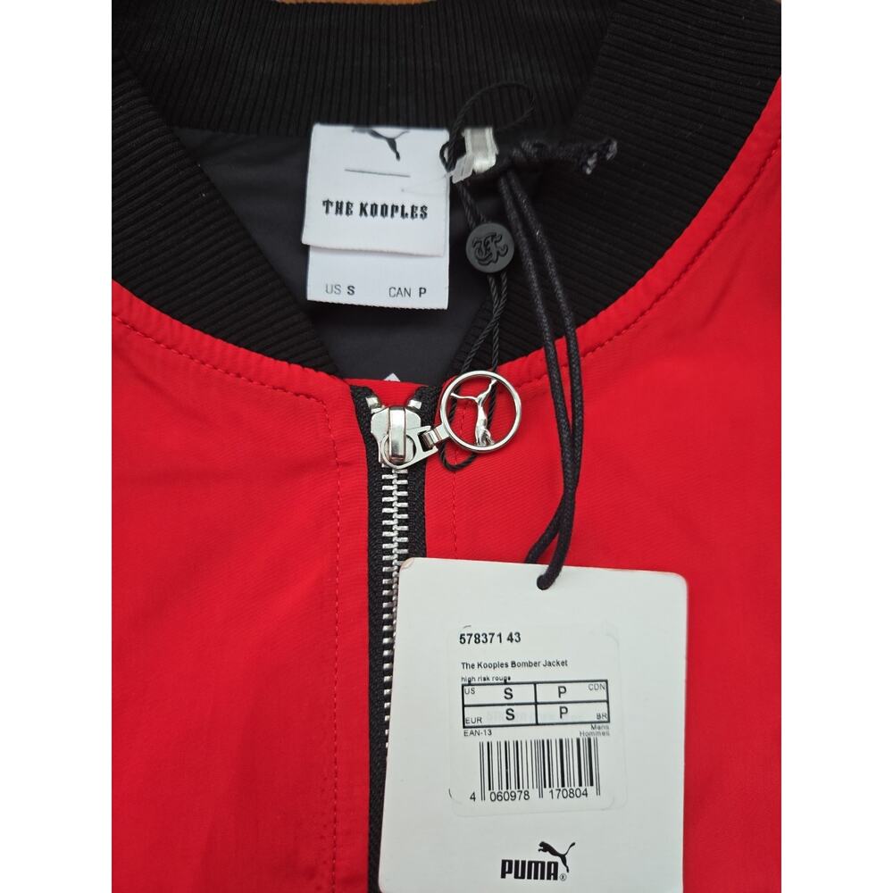 New Puma The Kooples Bomber Jacket Sz S - Picture 3 of 5